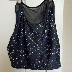 Oiselle Blackbird Crop